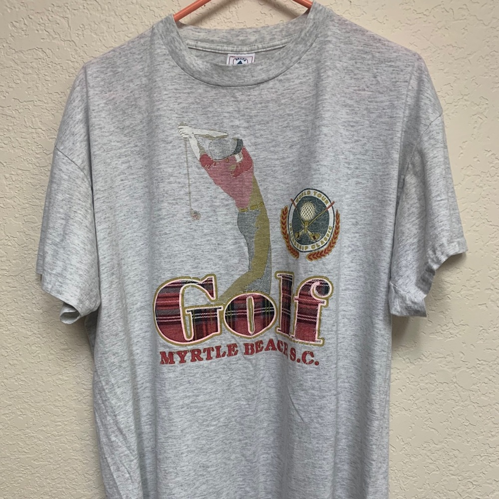 Vintage Myrtle Beach S.C. Golf club tee. Sz XL